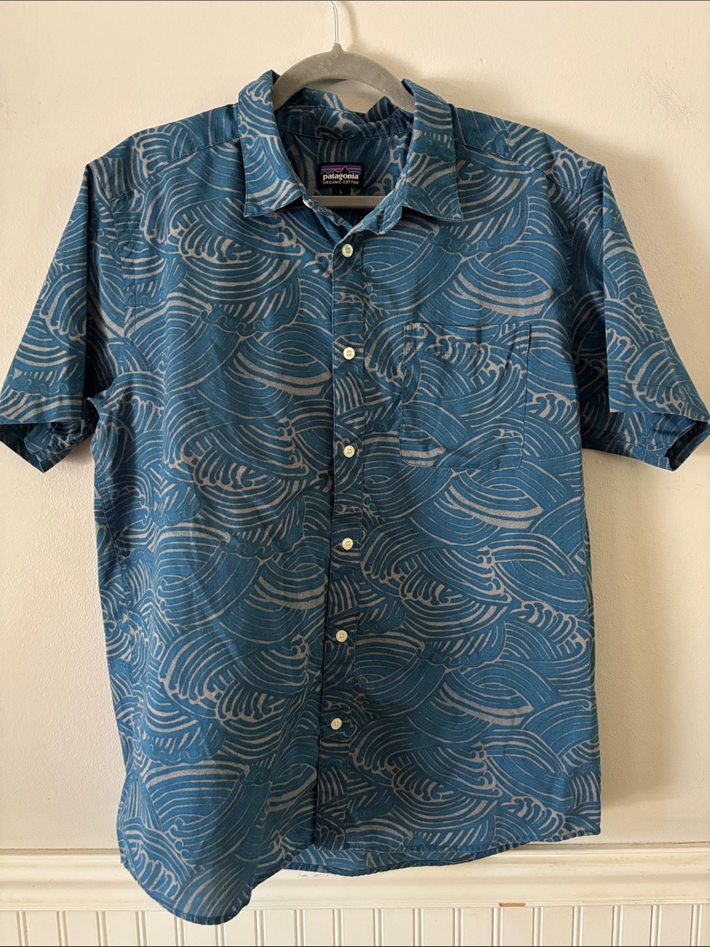 Patagonia Go To Shirt Short Sleeve Button Down Organic Cotton